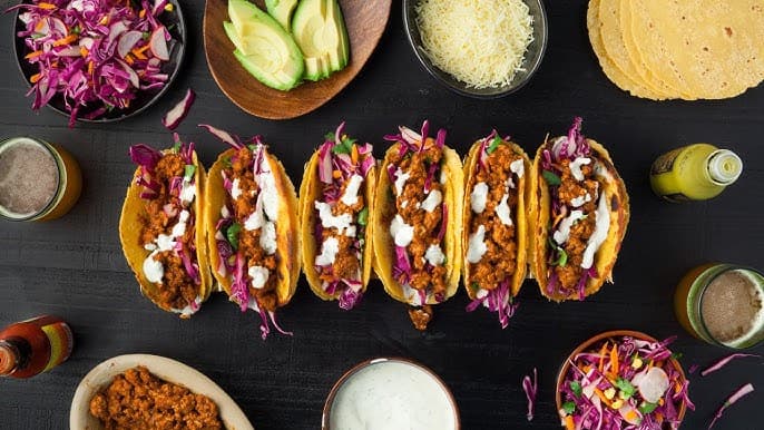 Turkey Kale Tacos