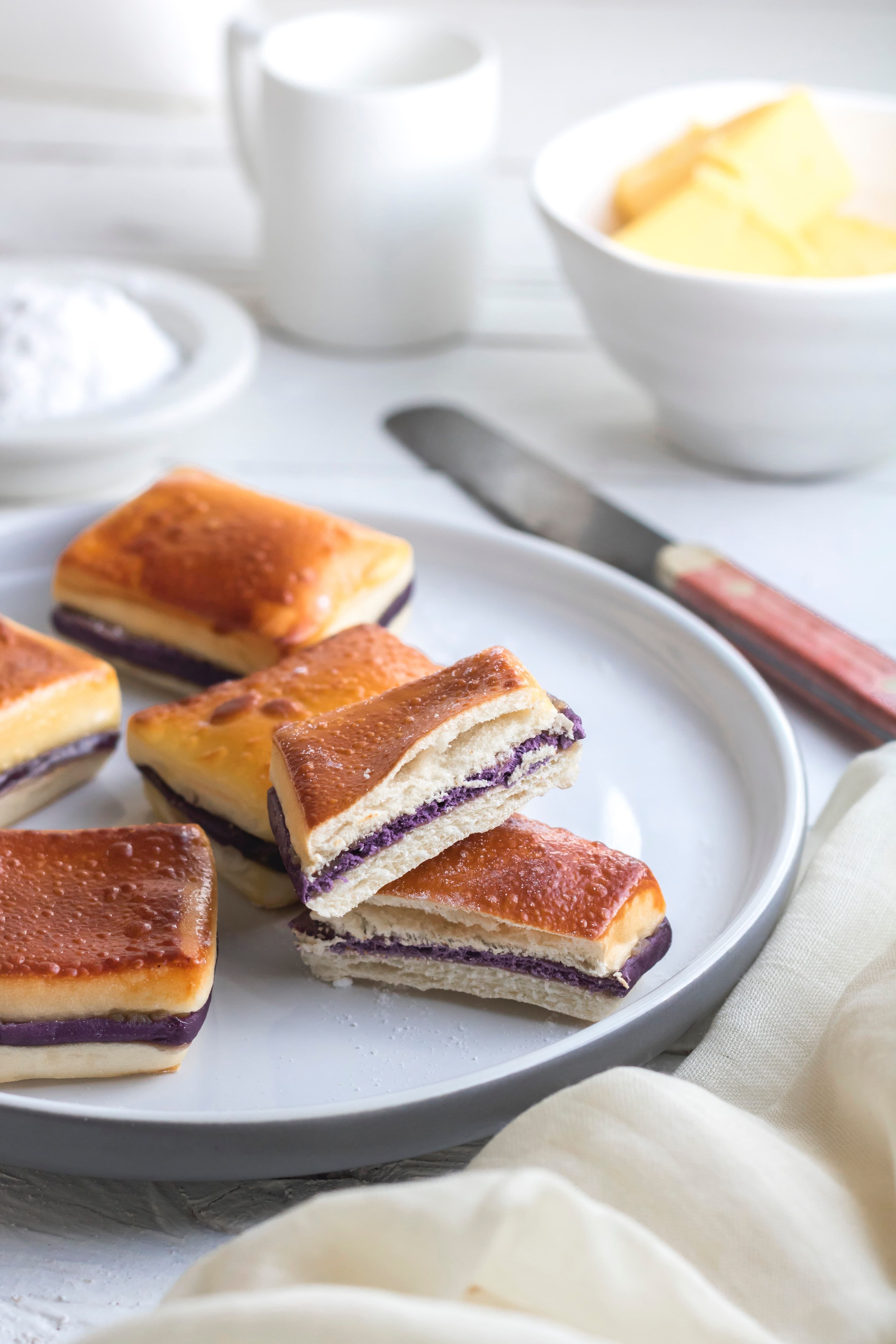 Ube Cheese Pandesal