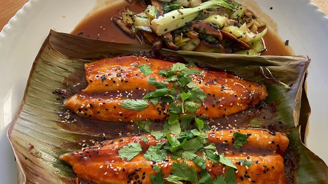 Vietnamese caramel trout