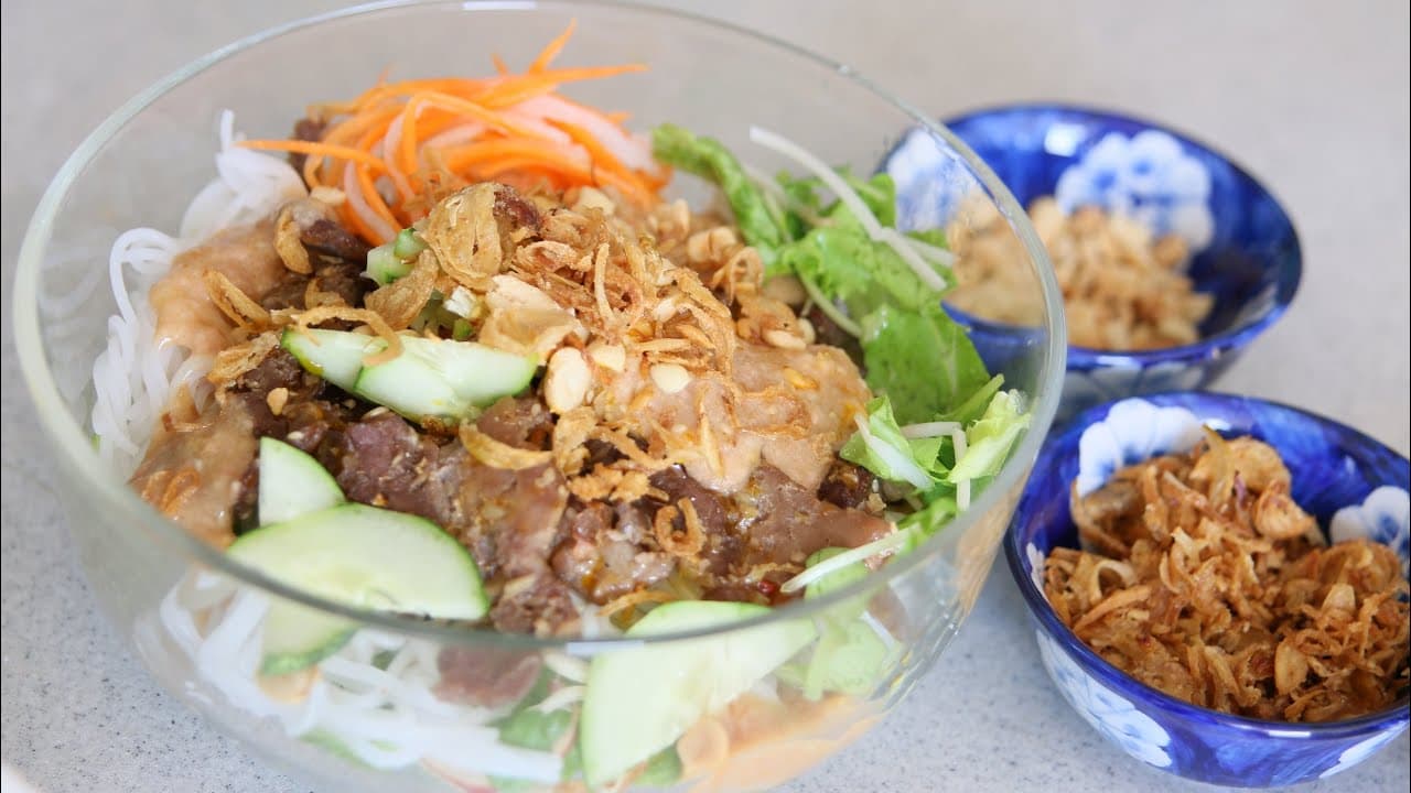 Vietnamese pork salad
