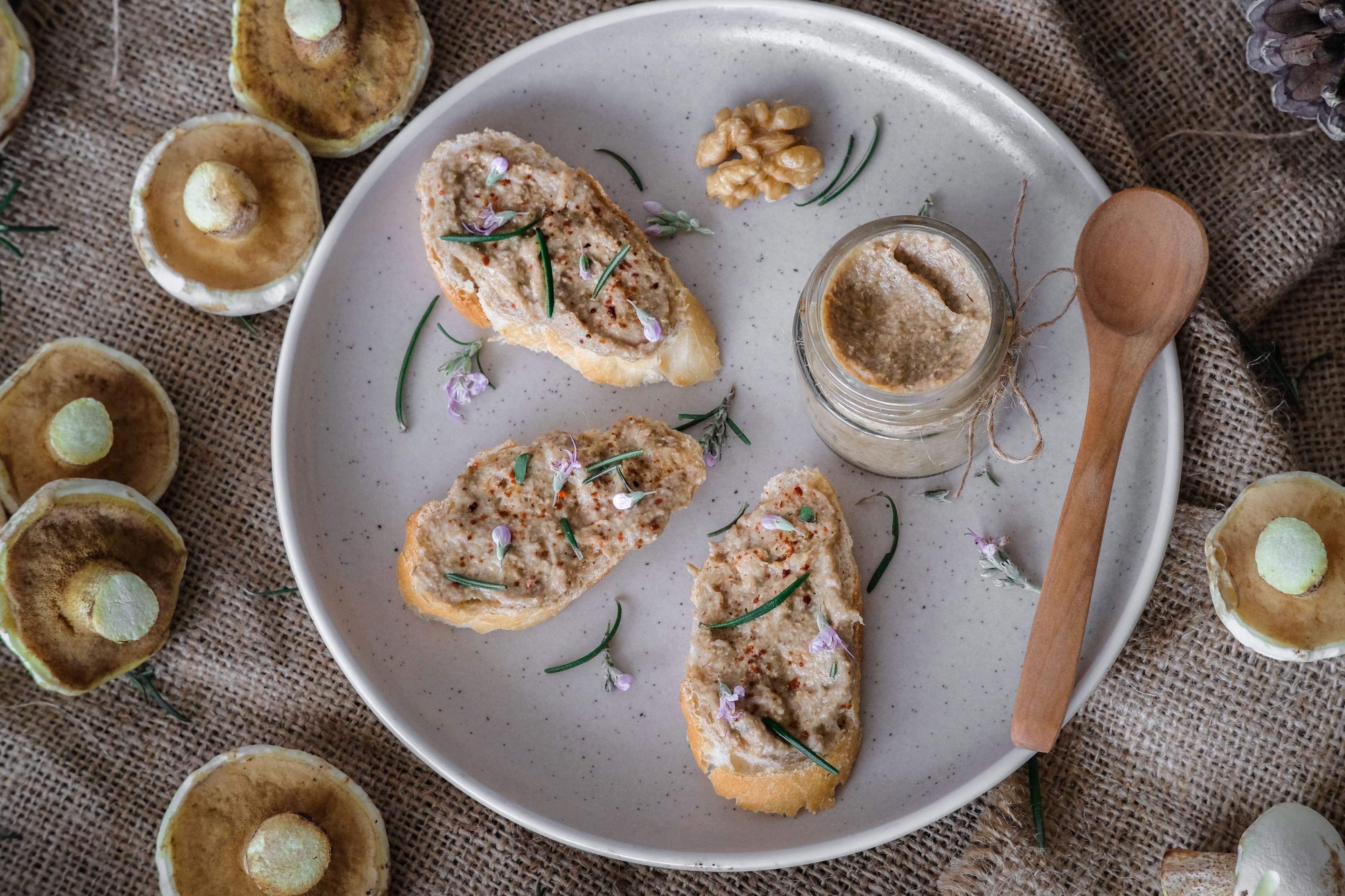 Walnut and Mushroom Pâté