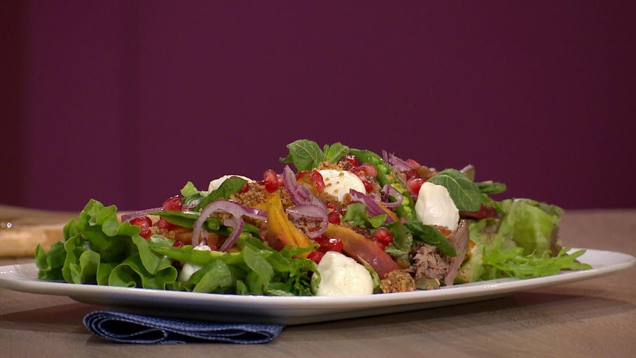 Warm Duck Salad with Roasted Beetroot