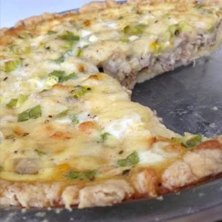White Onion and Tuna Tart