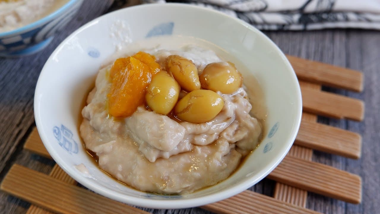 Yam Cream with Ginko Nuts