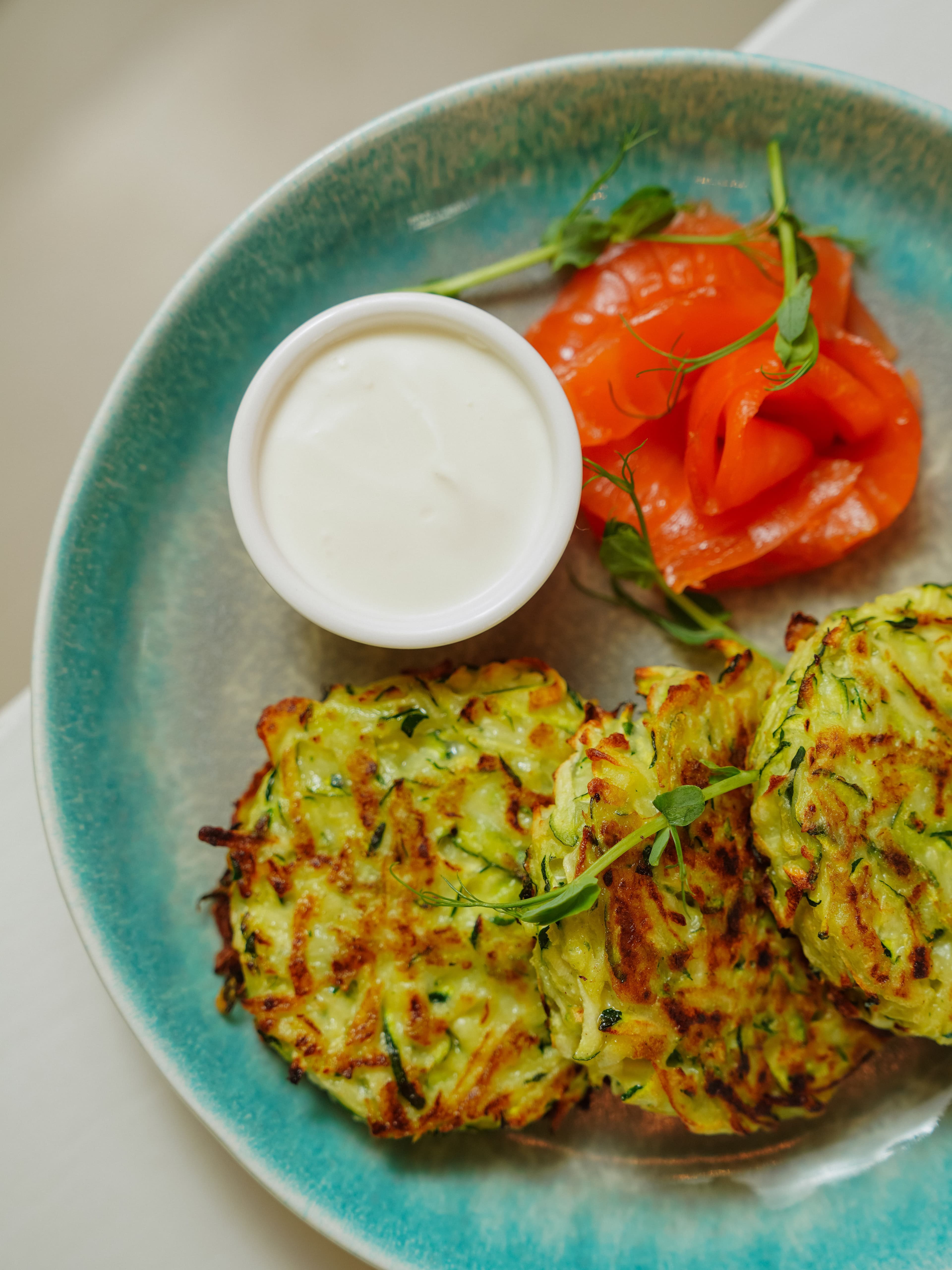 Zucchini and Feta Fritters