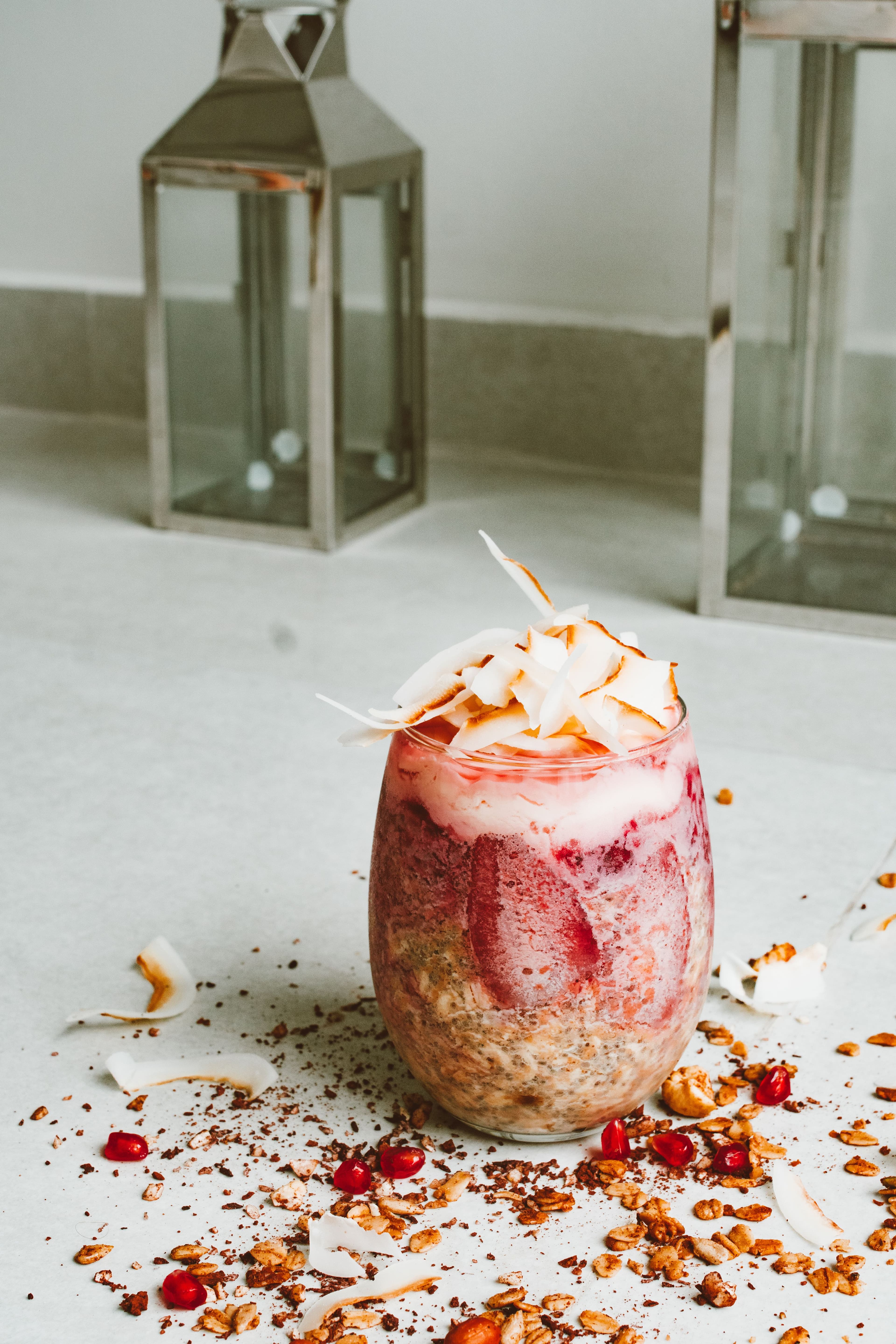 Pomegranates Oats Smoothie