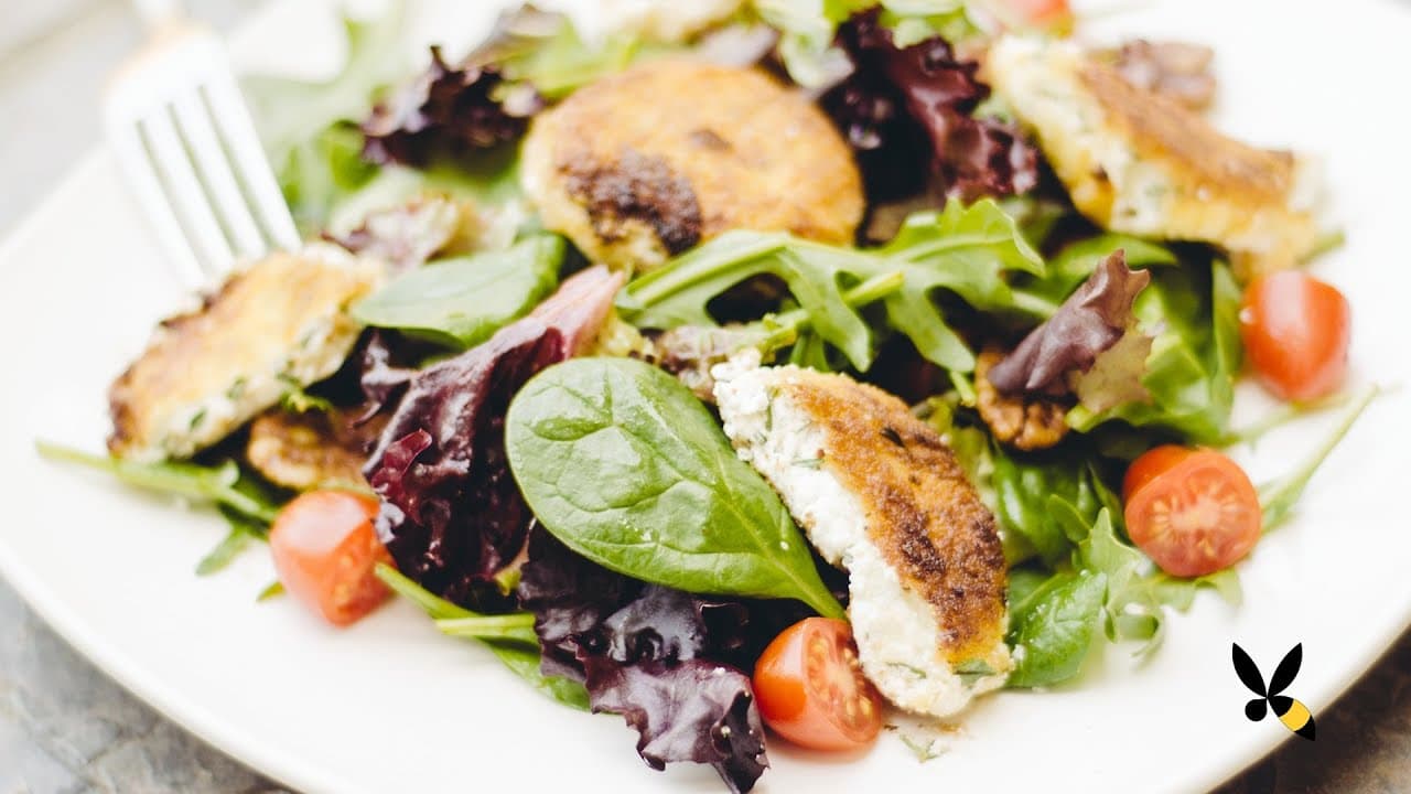 Warm Goat Cheese Salad